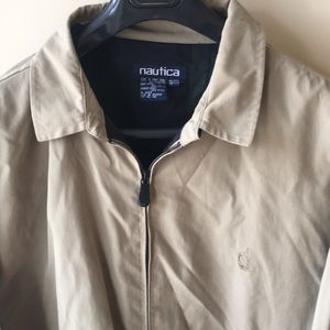 Nautica Polyester Nylon Blend Zip Up Jacket